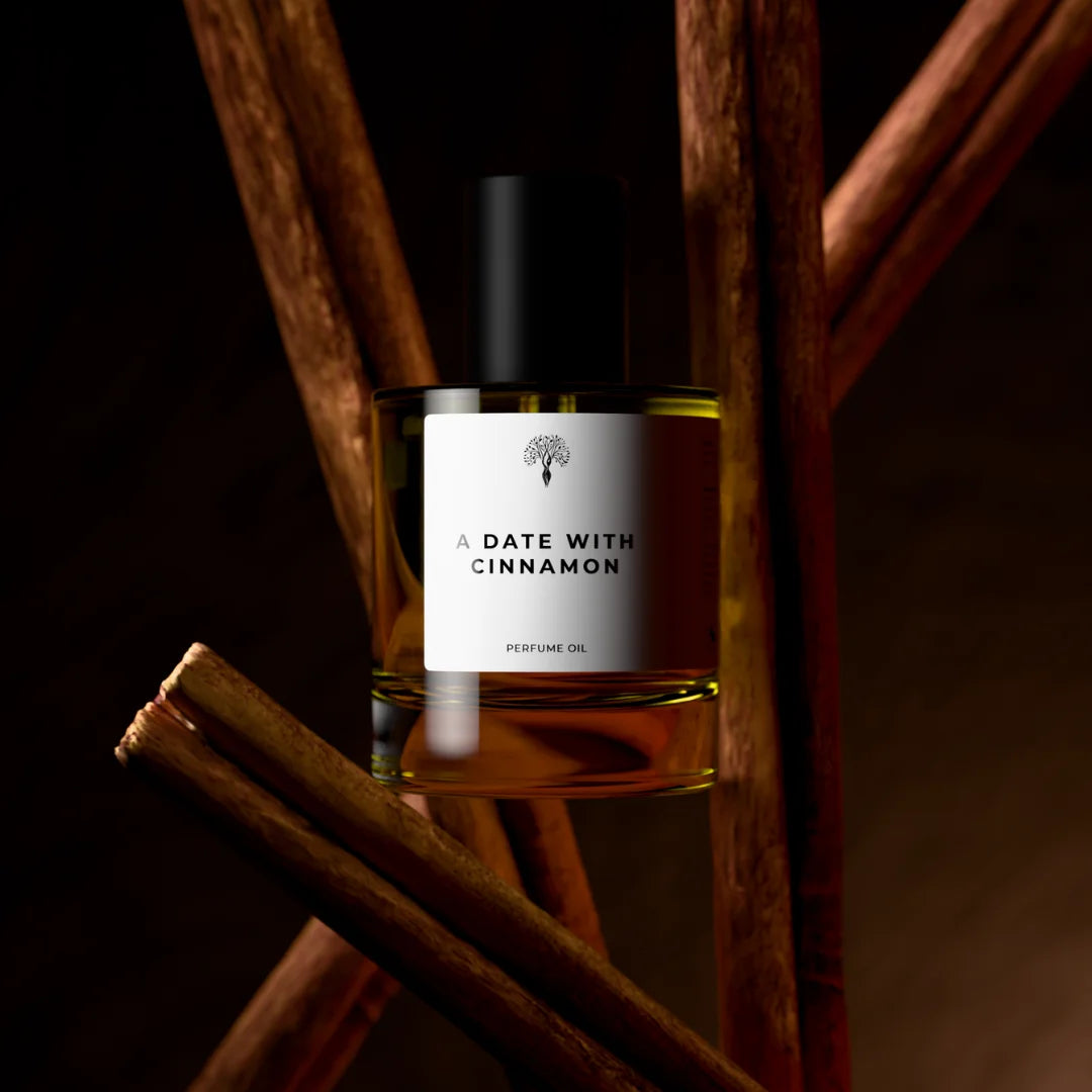 A date with cinnamon perfume bottle picture