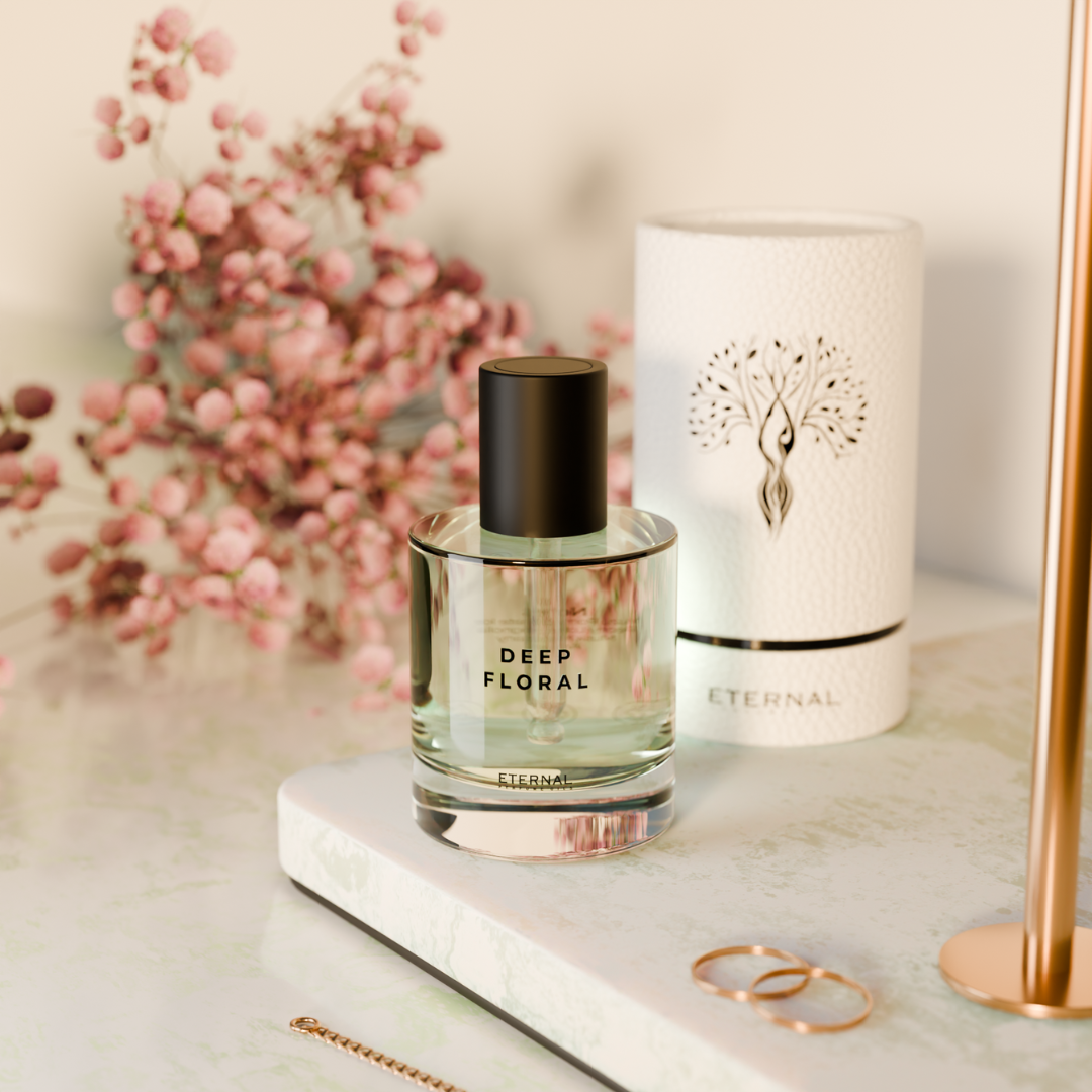 Deep Floral perfume bottle picture version 2