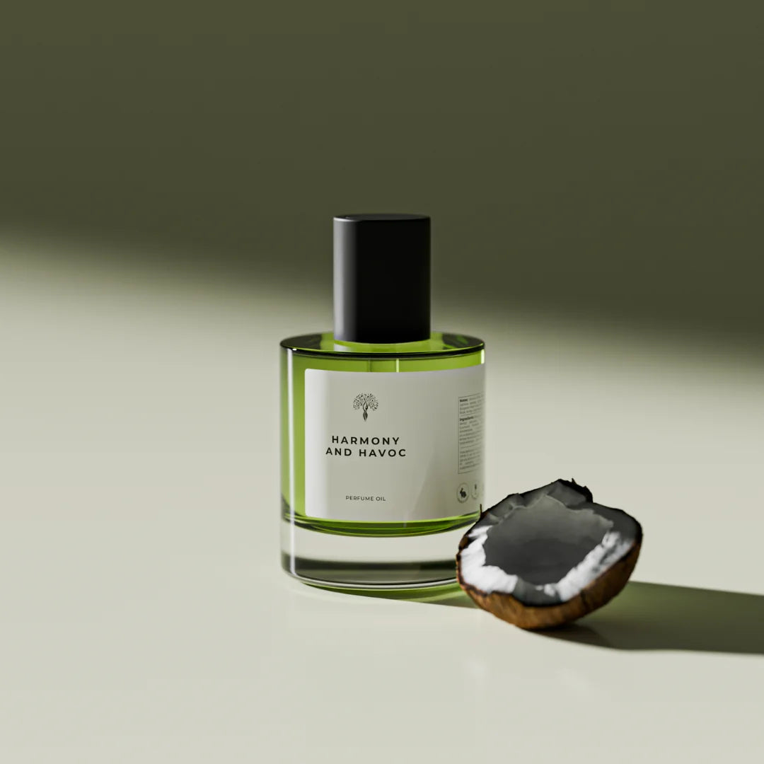 Harmony & Havoc perfume bottle with dropper