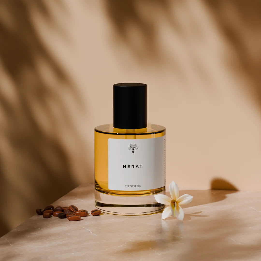 Herat perfume oil bottle with a dropper