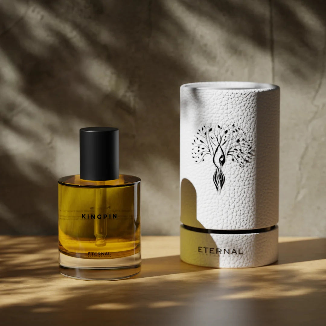 Kingpin perfume bottle with dropper