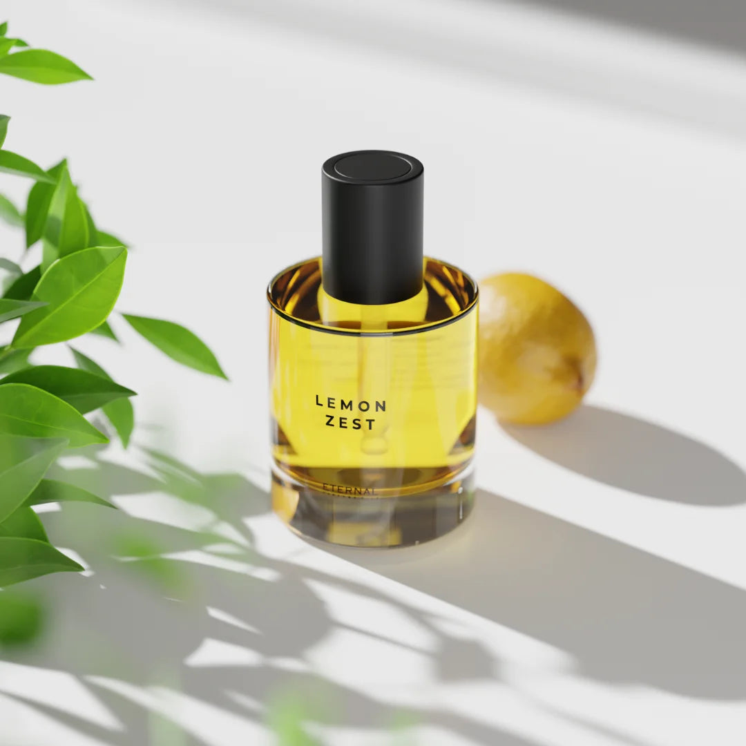 Lemon Zest perfume bottle with dropper