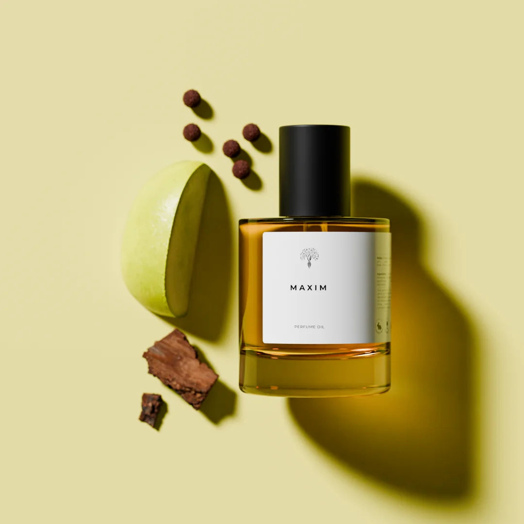 Maxim perfume oil bottle with a dropper