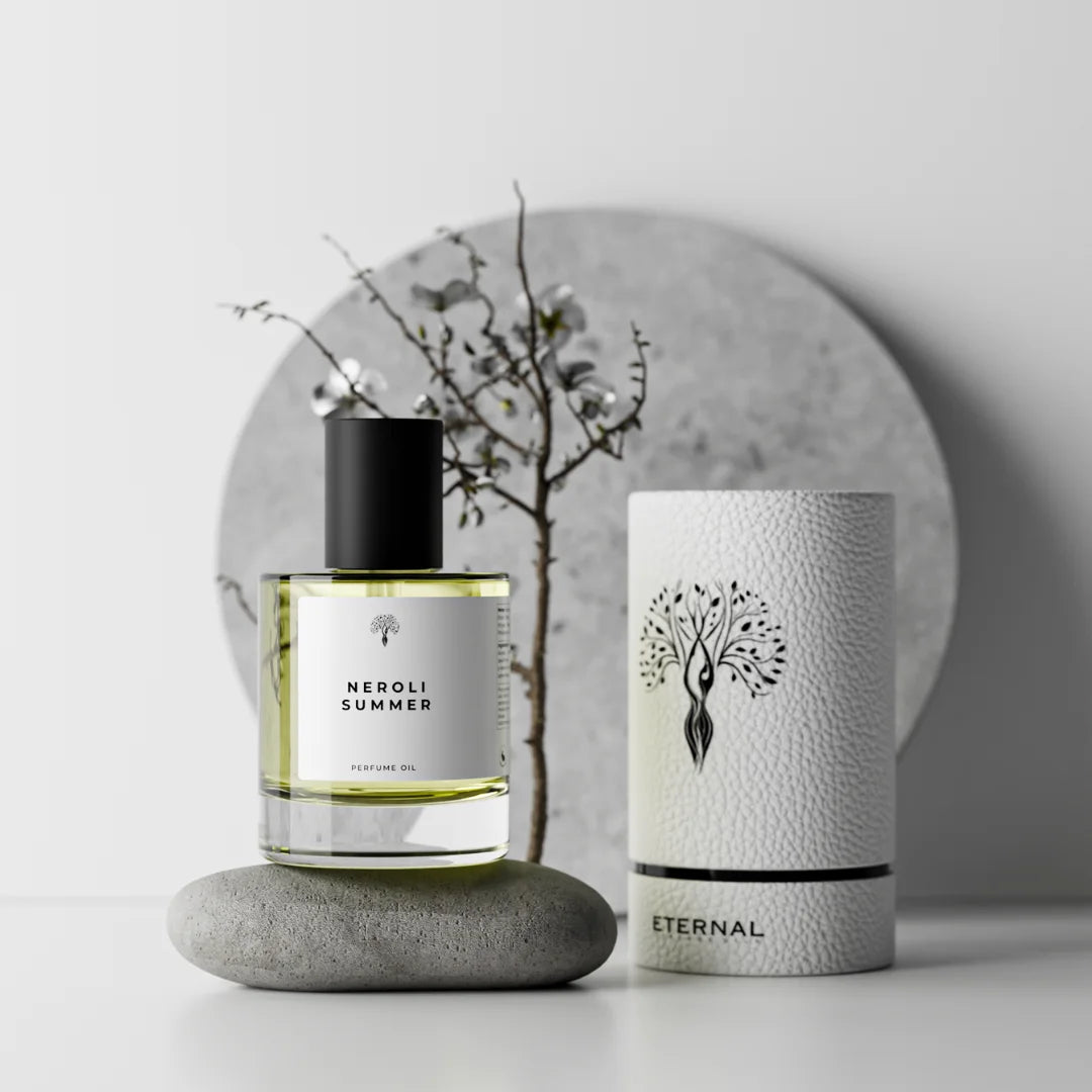 Neroli Summer perfume oil bottle with a dropper