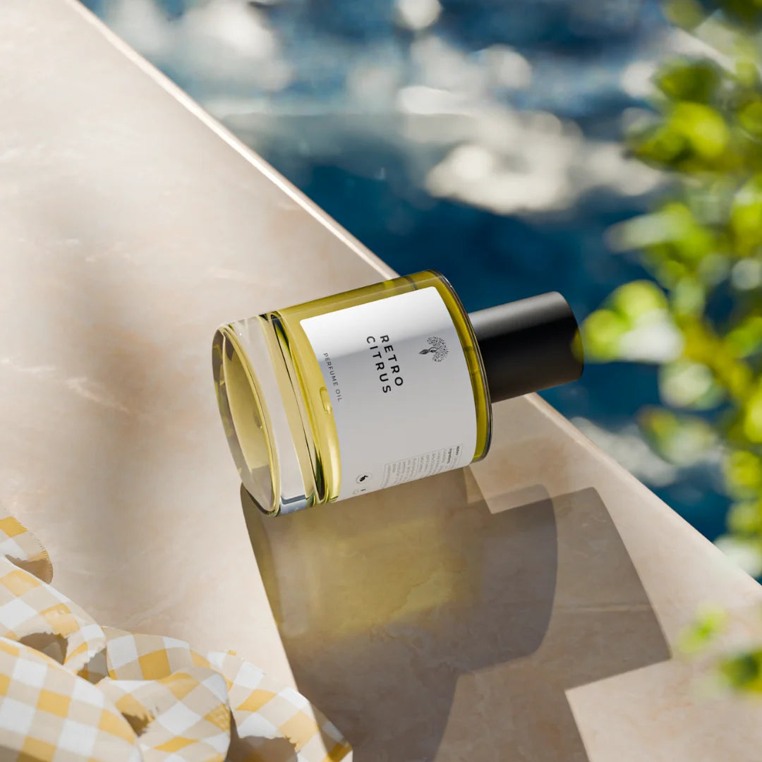 Retro Citrus perfume oil bottle picture
