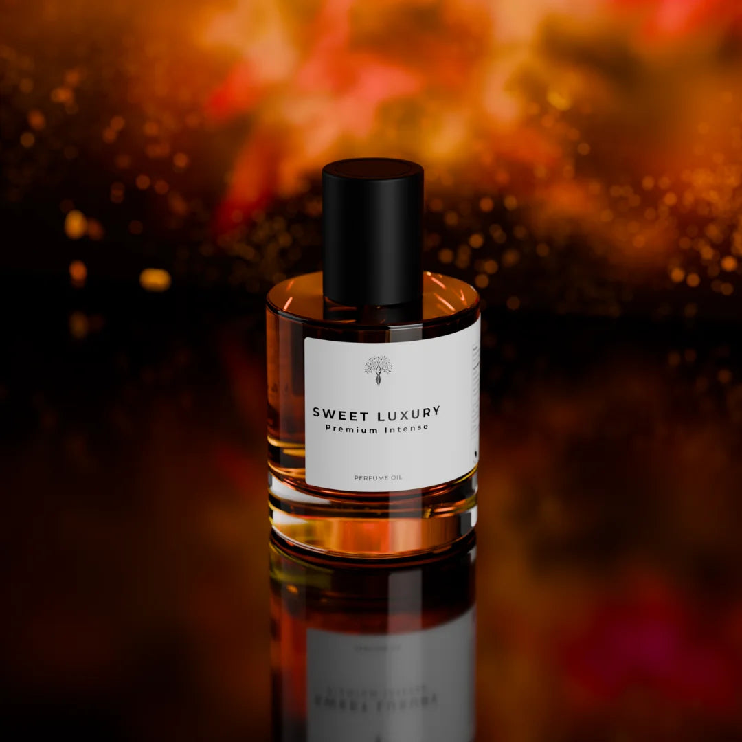 Sweet Luxury Premium Intense perfume bottle with dropper