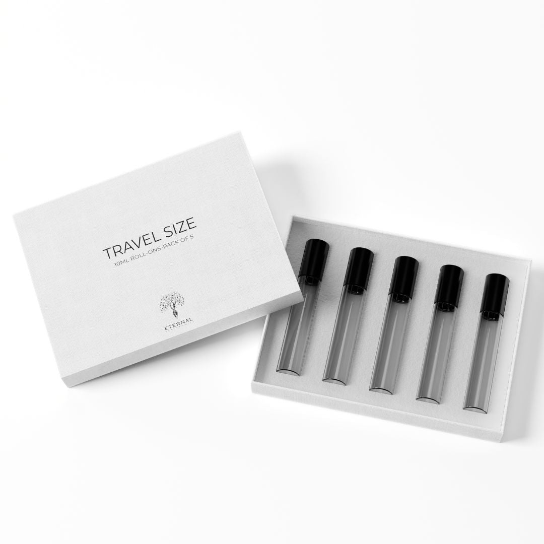 Travel Size – Pack of 5 Empty Bottles (10ml Roll-Ons)