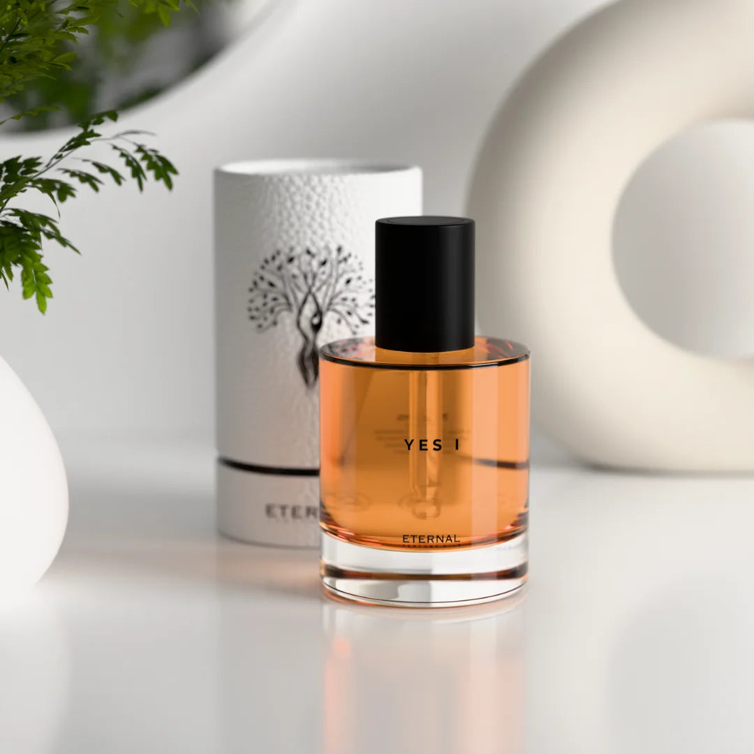 YES I perfume oil bottle with a dropper