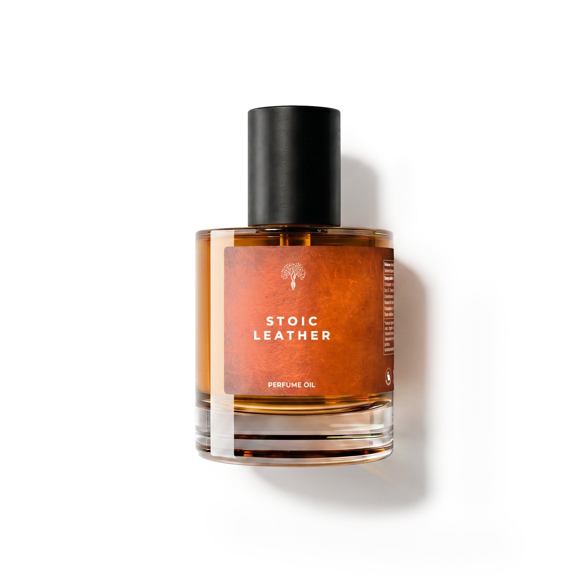 Stoic Leather perfume bottle