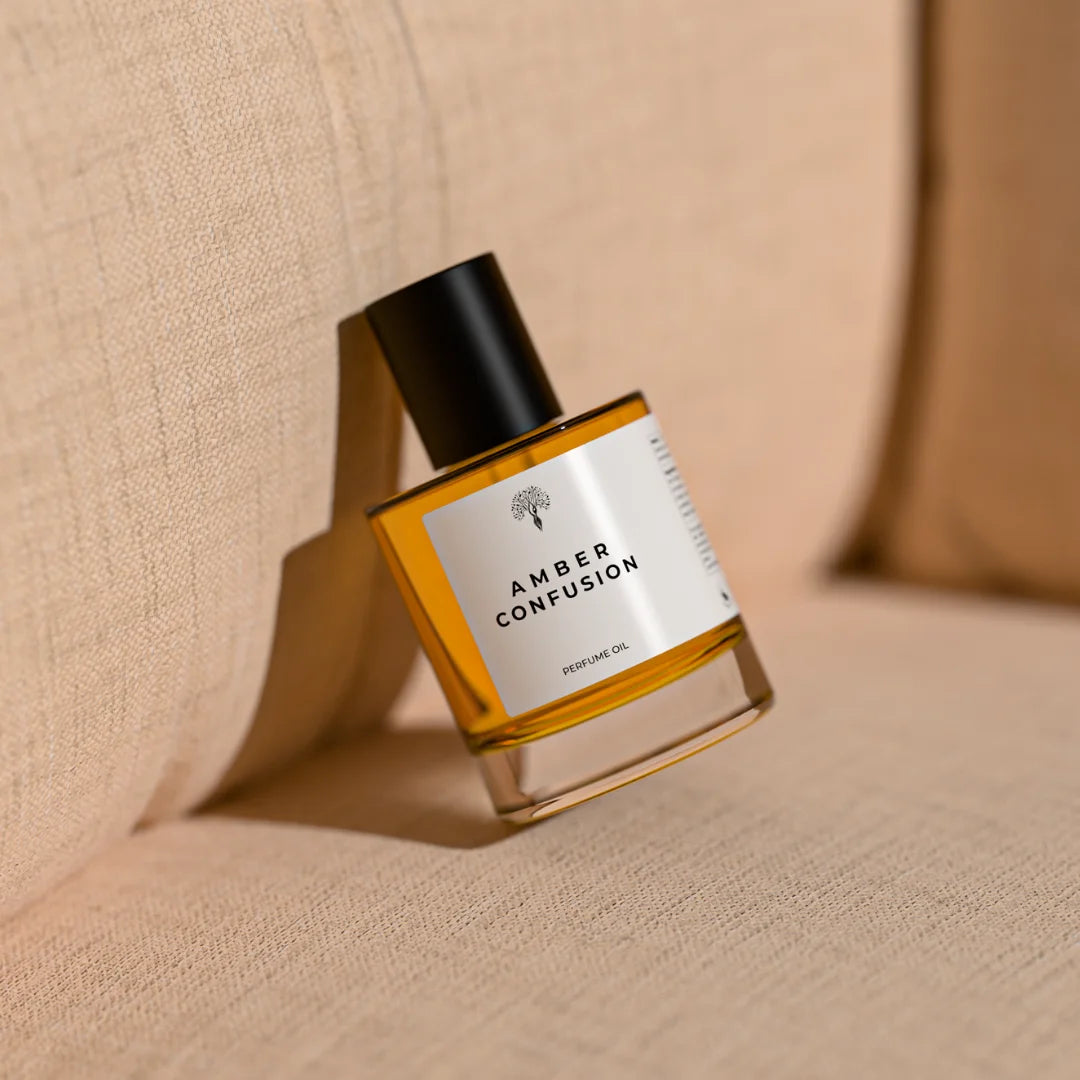 Amber confusion perfume bottle picture
