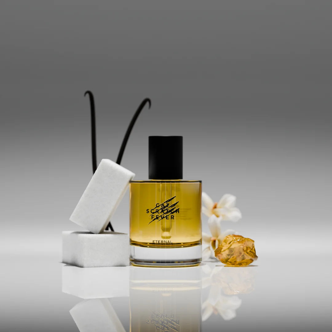Cat Scratch Fever perfume oil bottle with a dropper