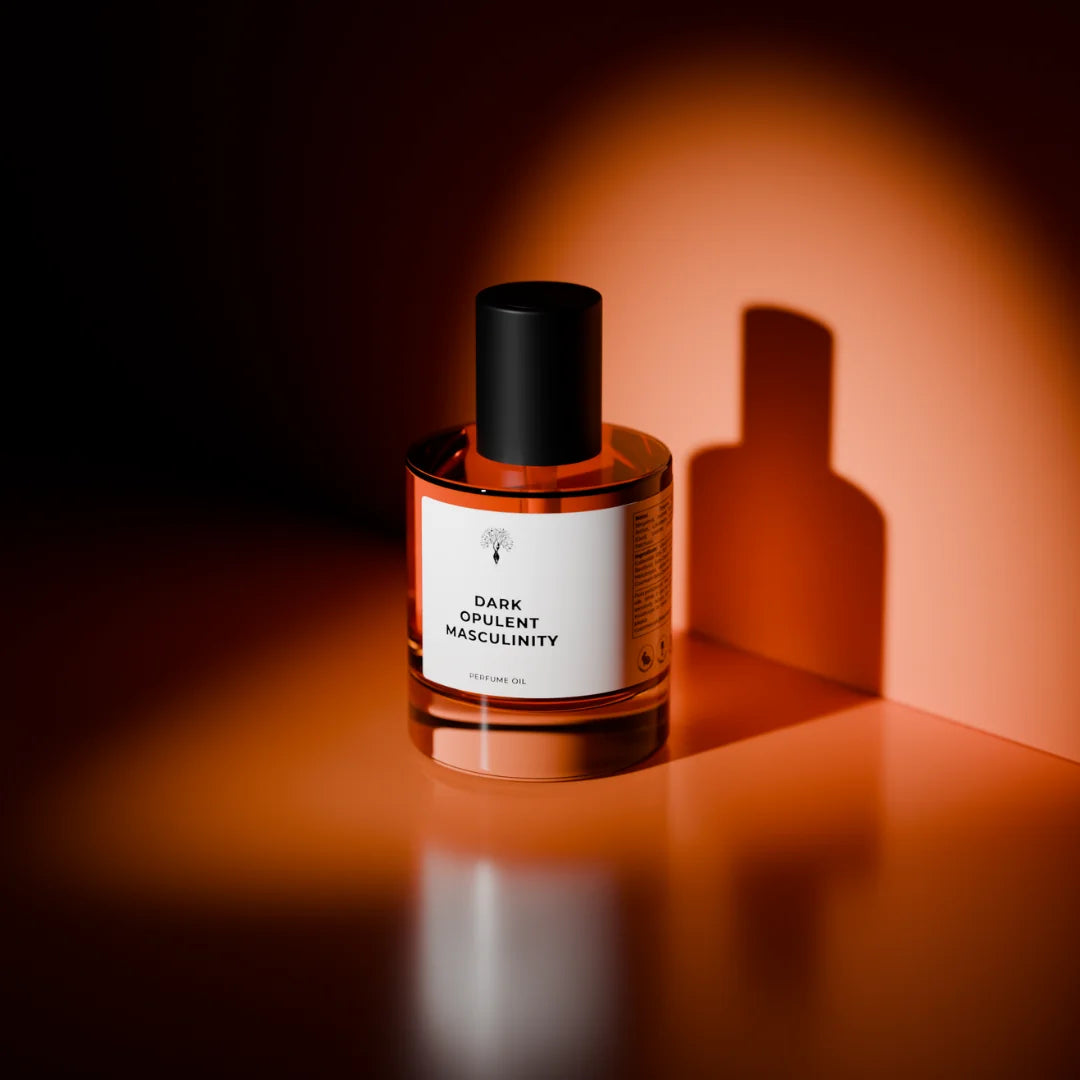 Dark Opulent masculinity perfume oil bottle picture