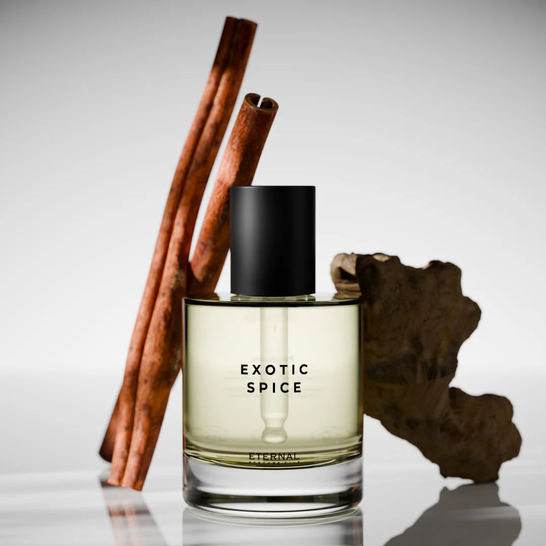 Exotic Spice perfume bottle with dropper