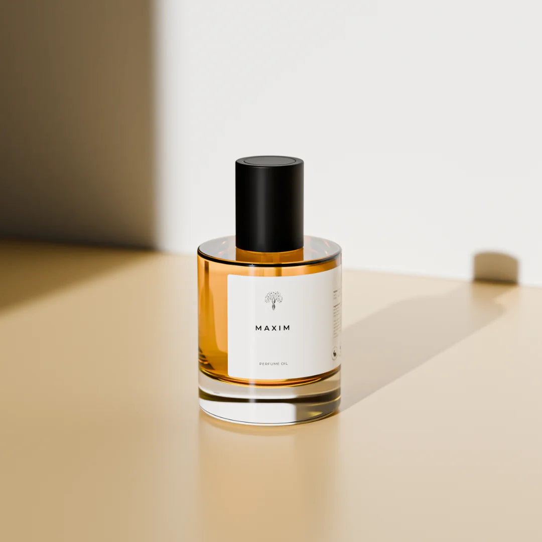 Maxim perfume bottle with dropper