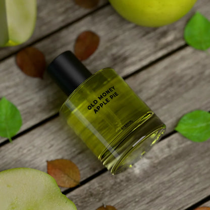 Old Money Apple Pie perfume bottle with dropper