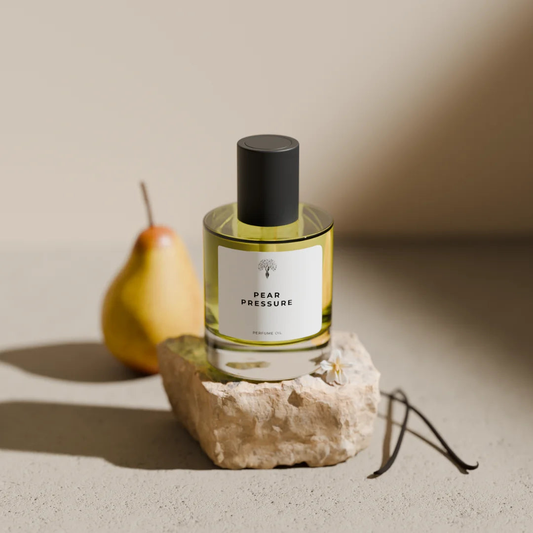 Pear Pressure perfume bottle with dropper