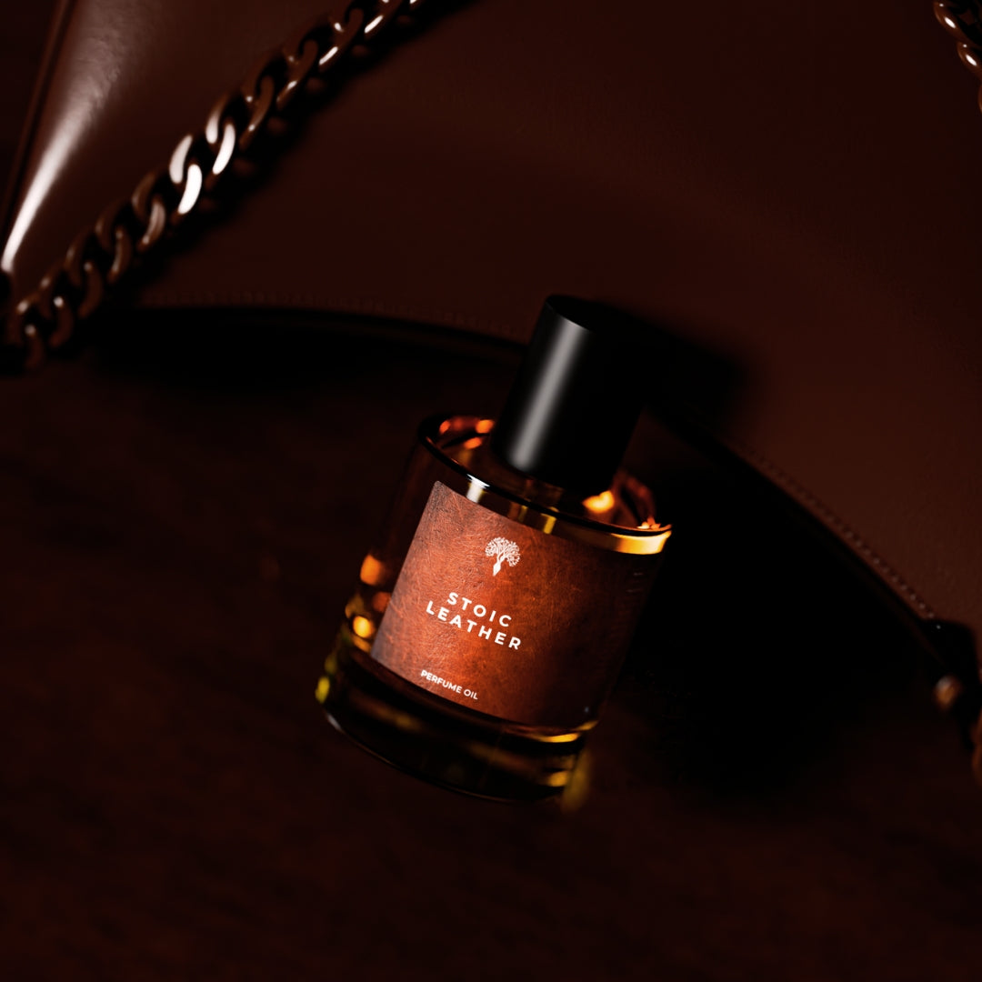 Stoic Leather perfume bottle picture version 2
