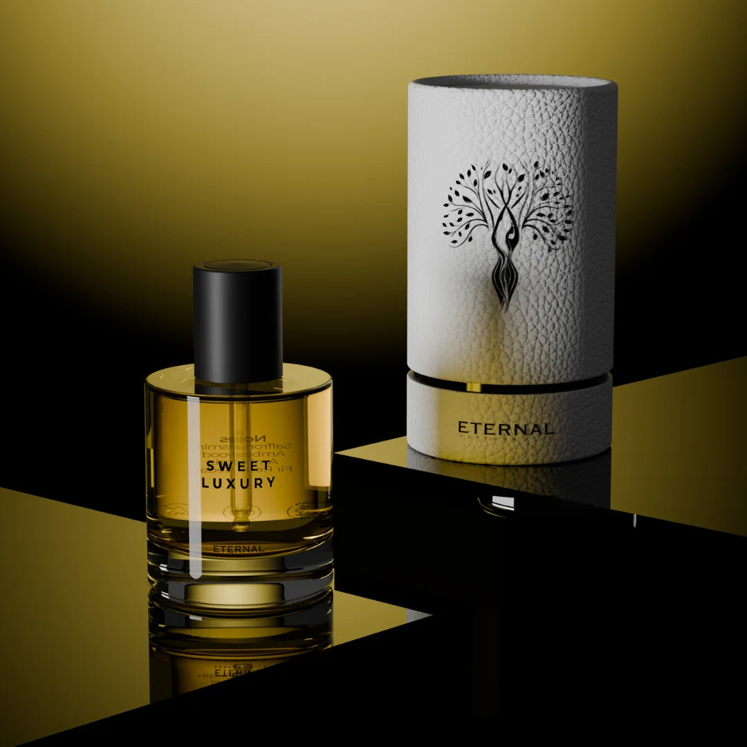 Sweet Luxury perfume bottle with dropper