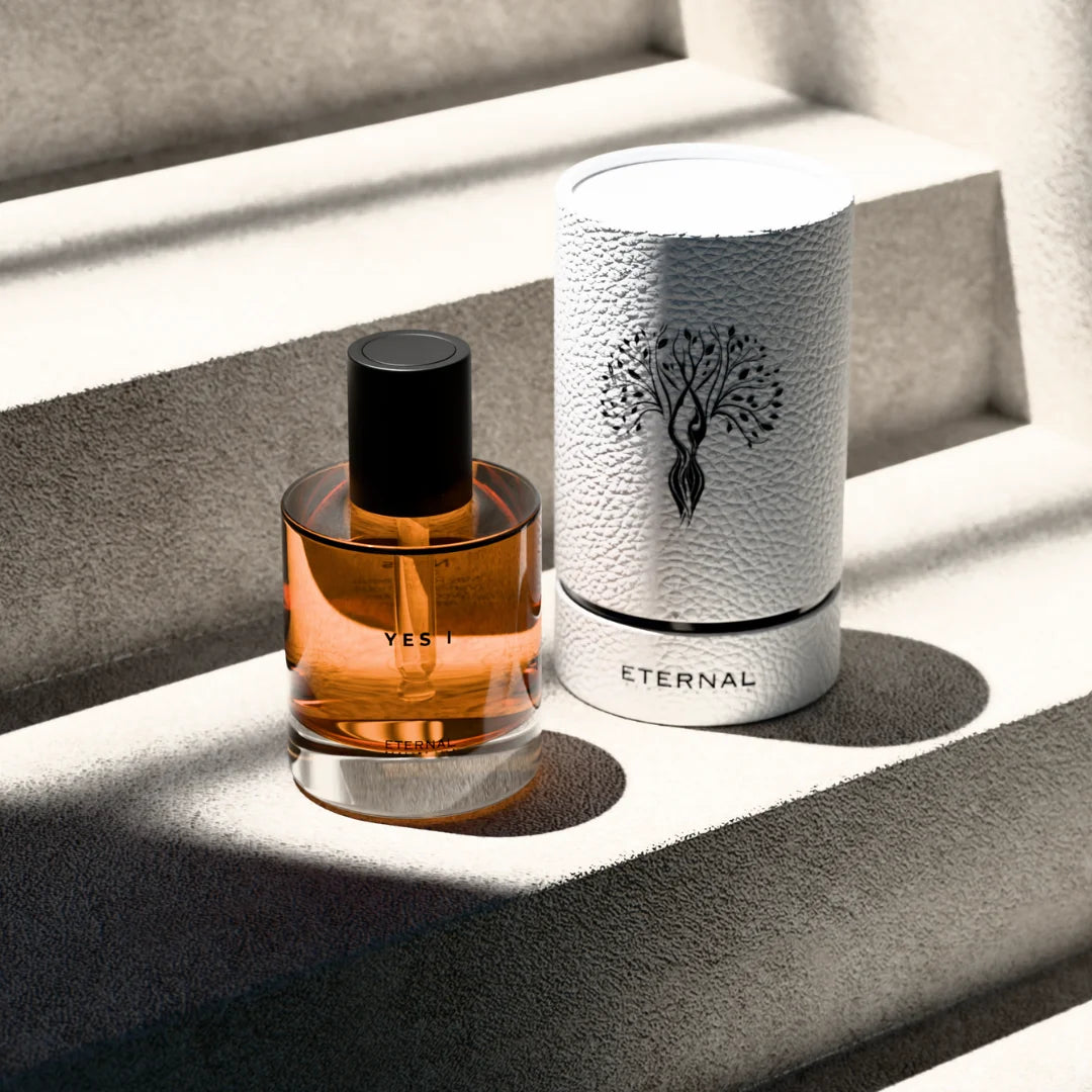 YES I perfume bottle with dropper