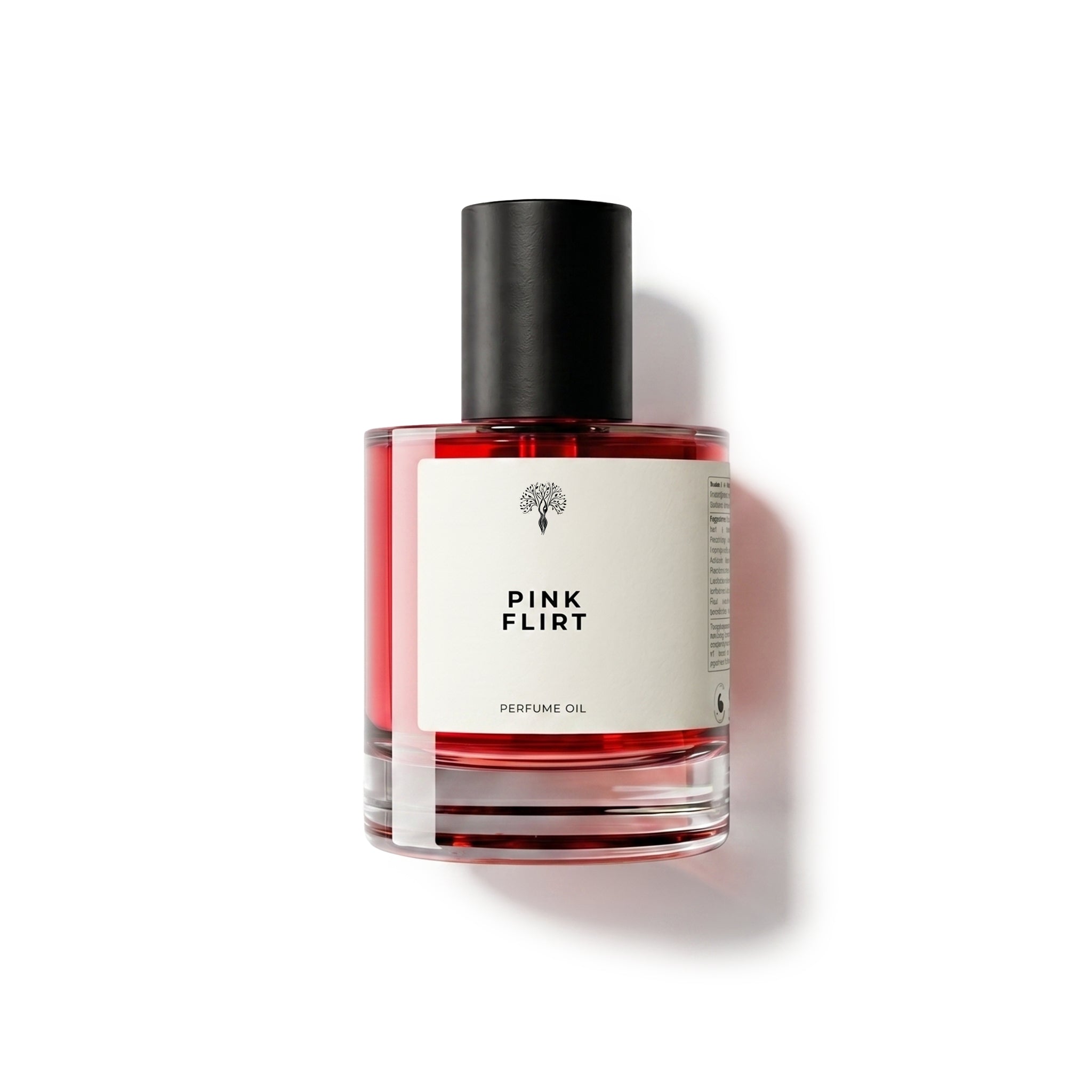 Pink Flirt perfume oil bottle